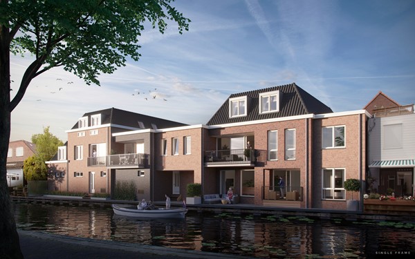 Het riante appartement biedt een uitzonderlijke woonoppervlakte van circa 340 m², beschikt over twee ruime balkons, twee badkamers vijf slaapkamers,  met panoramisch uitzicht over de Oude Rijn. 
